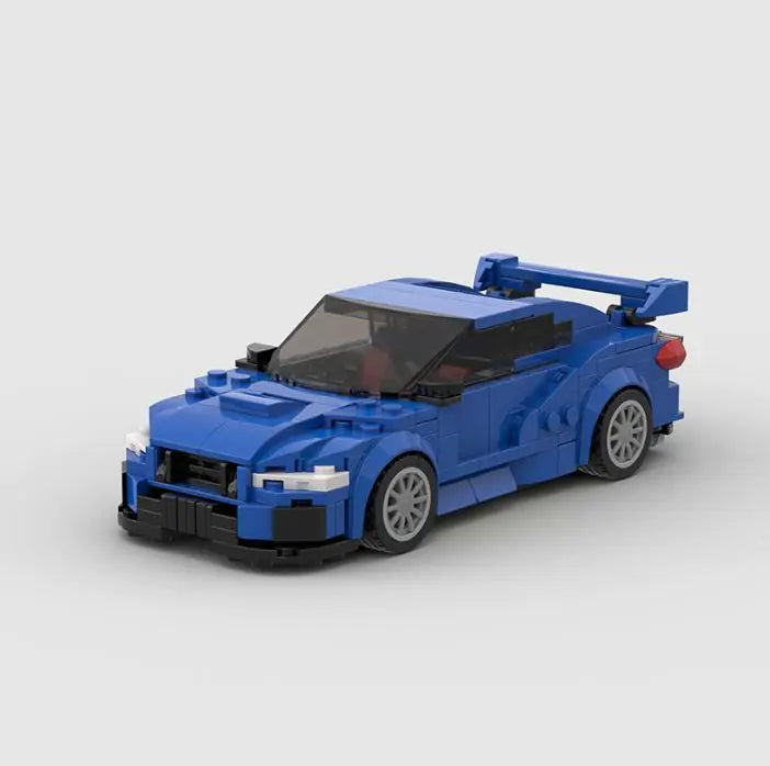Small Particle Racing Car MOC Building Blocks DIY Educational Toys