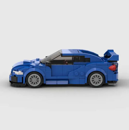 Small Particle Racing Car MOC Building Blocks DIY Educational Toys