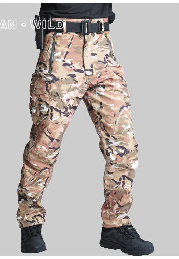 Men's Outdoor Breathable Python Camouflage Tactical Pants