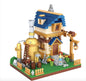 Medieval Farm Small Particles Assembling DIY Plastic Assembling Building Blocks Toys