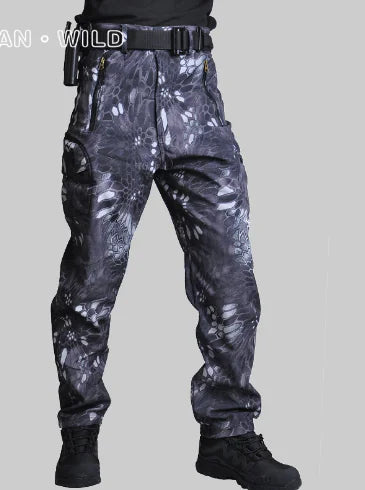 Men's Outdoor Breathable Python Camouflage Tactical Pants