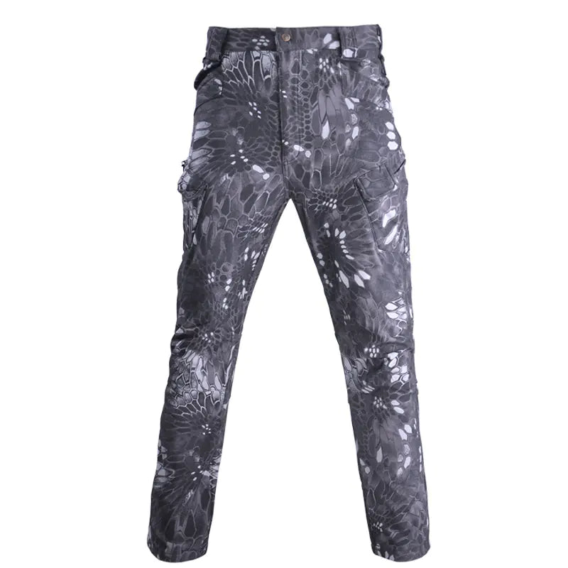 Men's Outdoor Breathable Python Camouflage Tactical Pants