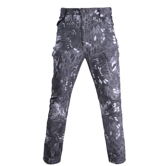 Men's Outdoor Breathable Python Camouflage Tactical Pants