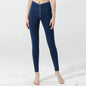 High Waist Slim-fit Women's Denim Pencil Pants